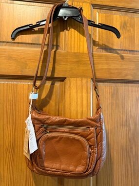 NWT! Ampere Creations Crossbody Bag in Brown - Women's Purse